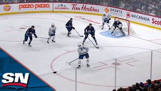 Auston Matthews Snipes Home His 15th Of The Year [upl. by Aleacim]