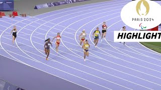 Para Athletics Womens 400m T47 Final Highlights 2024  Paris Paralympic game 2024 Brazil the Silva [upl. by Oicinoid]