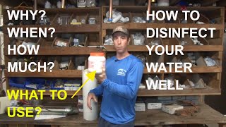 How to Bleach a Water Well [upl. by Hurlbut]