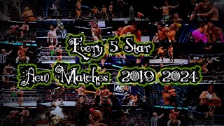 Every 5 Star AEW Matches [upl. by Arretak]