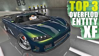 Overflod Entity XF  Best TOP 3 Customization Paint Job Guide  GTA ONLINE [upl. by Laumas]