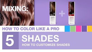 Chapter 5 Mixing Hair Color Shades for a Customized Look [upl. by Awram202]