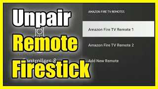 How to Unpair Firestick Remote amp Reset on Firestick 4k Max Easy Method [upl. by Doi923]