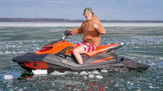 Jet Ski Ice Busting [upl. by Teague]