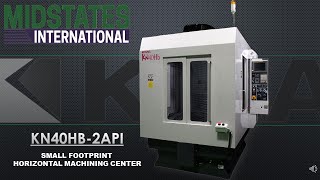 Kira KN40HB2API Horizontal CNC Production Center [upl. by Nosaes794]