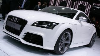 2010 Audi TT RS  2009 Geneva Auto Show  CAR and DRIVER [upl. by Akiemat]