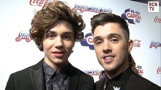 Capital Jingle Bell Ball 2013 Interviews [upl. by Ardek]