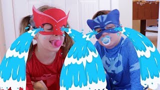 PJ Masks Become Babies  LIVE 247 🔴  Kids Cartoon [upl. by Melesa]