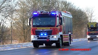 Kolonnenfahrt zur Landesfeuerwehrschule Freiwillige Feuerwehr Meldorf  DRK OV Albersdorf [upl. by Ardnuhsed]