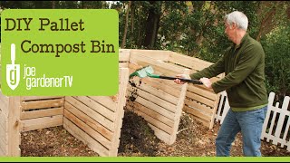 How to Make a Compost Bin for Free Using Shipping Pallets [upl. by Griz]