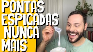 RECEITA CASEIRA PARA TRATAR PONTAS ESPIGADAS [upl. by Pryor806]