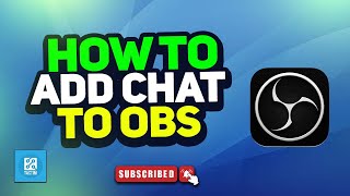 How to add twitch chat to obs 2024 [upl. by Ebonee938]