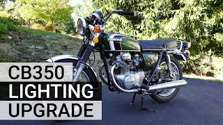 Honda CB350 LED Lighting Upgrade [upl. by Meece916]