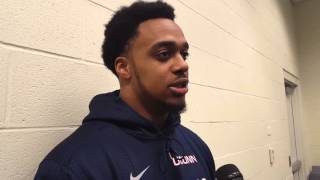 UConn DL Cole Ormsby PostSpring Game April 16 2016 [upl. by Lagas]