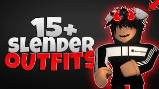 TOP 15 ROBLOX SLENDER OUTFITS OF 2023 ODER OUTFITS 😈🎉 [upl. by Cole55]