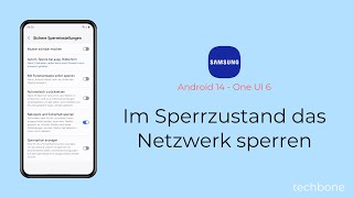 Im Sperrzustand das Netzwerk sperren  Samsung Android 14  One UI 6 [upl. by Derte]