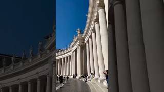 Praça de São Pedro no Vaticano Rome italy vatican [upl. by Nissensohn884]