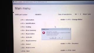 BMW E39 530d  Resetting the service lights using INPA [upl. by Essie]