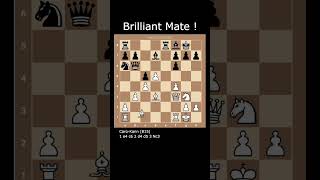 Attacking Chess Miniature in Caro Kann Defense [upl. by Fawcette]