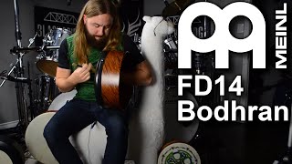 Exploring the Sound of the Meinl FD14IBO Bodhran  Irish Drum Review amp Demo [upl. by Baniez]