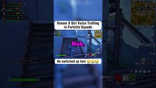 Venom X Girl Voice Trolling Fortnite Shorts [upl. by Stuppy]