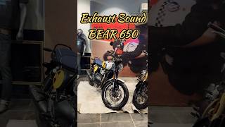 Royal Enfield BEAR 650 Exhaust Sound shorts viral shortsfeed royalenfield [upl. by Uah]