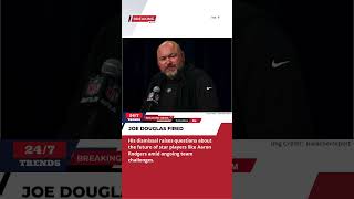 Joe Douglas Fired as Jets GM  247 Trends  joedouglas newyorkjets [upl. by Ayekat]