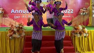 Taung Yar Win Chain music with traditional dance in Myanmar [upl. by Nilo]