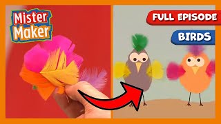 Mister Maker Arty Party 🎨 Series 1 Episode 14  Birds 🐦  FULL EPISODE [upl. by Horatio]