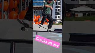 Crooked grind crooked grind At Oslo Skate Park [upl. by Clabo79]