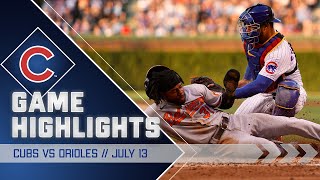 Cubs vs Orioles Game Highlights  71322 [upl. by Rosabel]