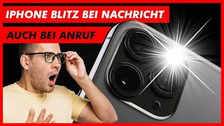 iPhone Blitz bei Nachricht aktivieren ⚡ iPhone Blitz bei Anruf ausstellen ✅ [upl. by Anotyal591]