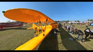 Meeting de La Ferté Alais 2023 le parc avions [upl. by Naugan]