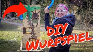 DIY Wurfspiel Spielidee für den Kindergeburtstag [upl. by Mian976]