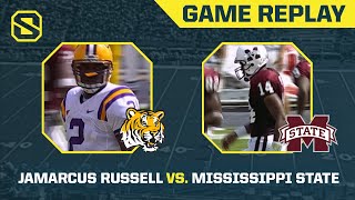 JaMarcus Russell Boatraces Mississippi State  2006  LSU vs Mississippi State [upl. by Natanoy]