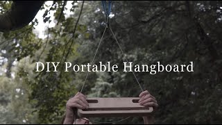 DIY Portable Climbing Hangboard for £10 [upl. by Ramos]