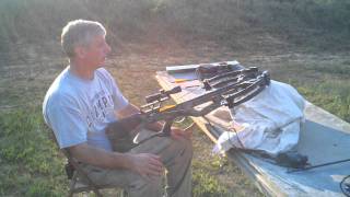 Barnett DOA crossbow review Long range shot [upl. by Nibbor920]