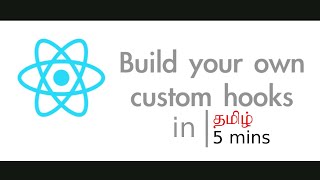 Custom react hook in tamil [upl. by Mathews623]