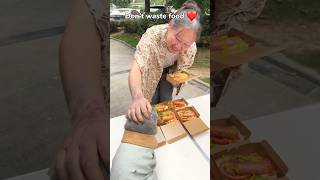 🌭A Tasty Treat For The Homeless😊Mustard amp Hot Dog  Don’t Waste Food catvideos catmemes trending [upl. by Gabrielli]