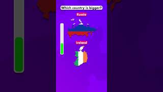 Russia vs Ireland 🇷🇺🇮🇪 Which Country is Bigger Only True Geography Geniuses Will Get It 🌍 Quiz [upl. by Thea]