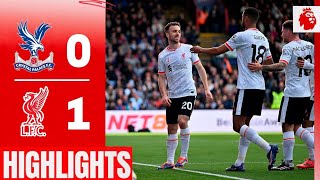 Crystal Palace vs Liverpool 01  All Goals amp Extended Highlights  Premier League 202425 [upl. by Chaker]