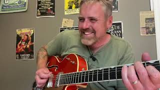 How to play Folsom Prison Blues On Guitar Rockabilly Style [upl. by Mateya549]