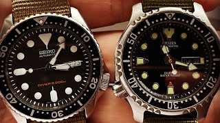 Seiko SKX vs Citizen Promaster [upl. by Reviere51]