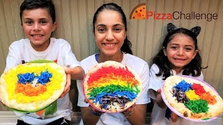 Unicorn Pizza Challenge Hzhtube Kids Fun [upl. by Adian666]