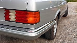 w126 MercedesBenz 280 SE quality standard Sclass 1984 [upl. by Sudaorb384]