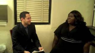 Gabourey Sidibe Interviewed by Scott Feinberg Part 1 of 3 [upl. by Alemak933]