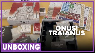 Unboxing  Onus Traianus  Draco Ideas  The Players Aid [upl. by Nhguaval]