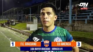 Graciano vs América Jornada 9 Liga Mayor Graciana [upl. by Saduj]