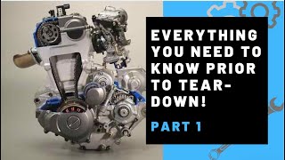 Complete Four Stroke Engine Rebuild  Everything You Need to Know Prior to Teardown Part 1 [upl. by Armalda478]