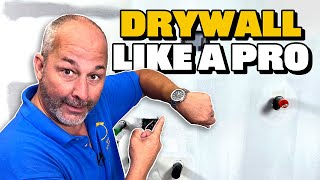 Drywall Done In 1 Day  All My Tips And Tricks [upl. by Llekim]